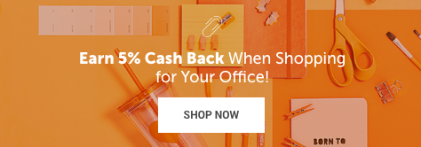 Earn 5% Cash Back on Office Supplies!